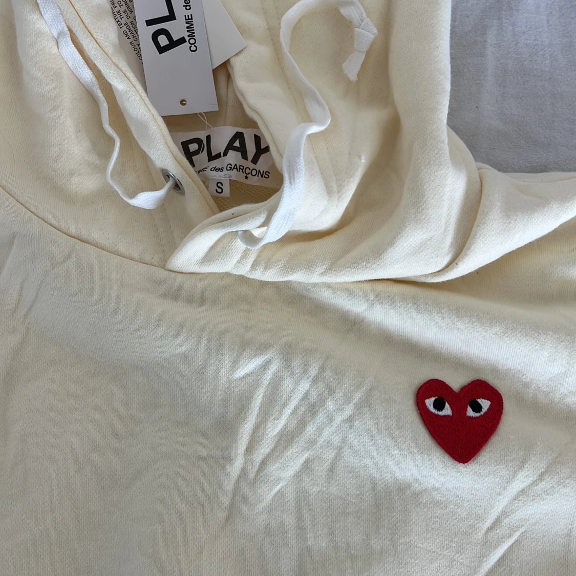 Beige hoodie Comme des Garçons Play - 2