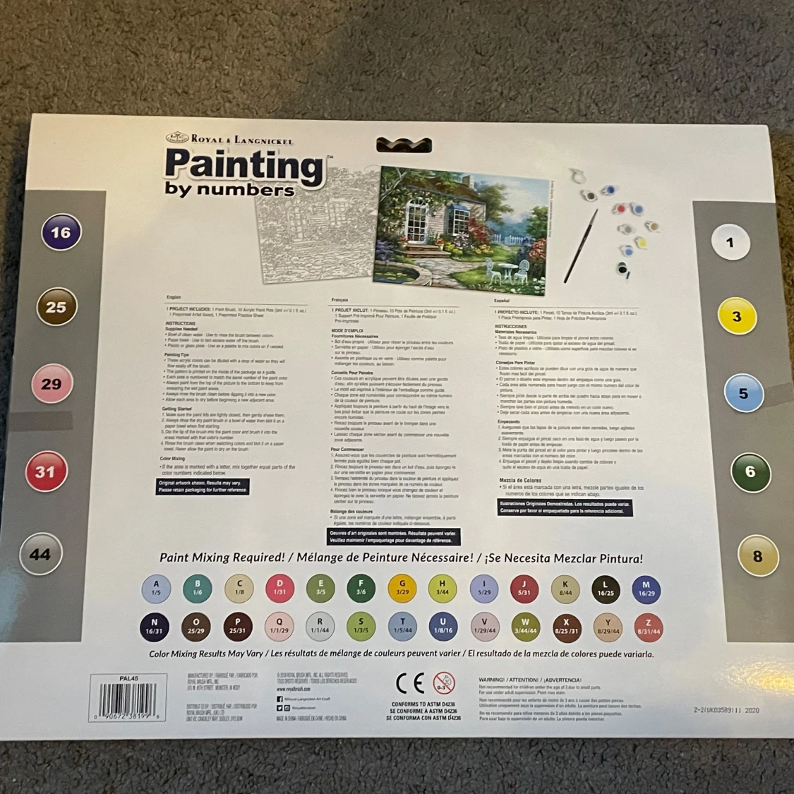 Paint by Numbers målar-pyssel - 1