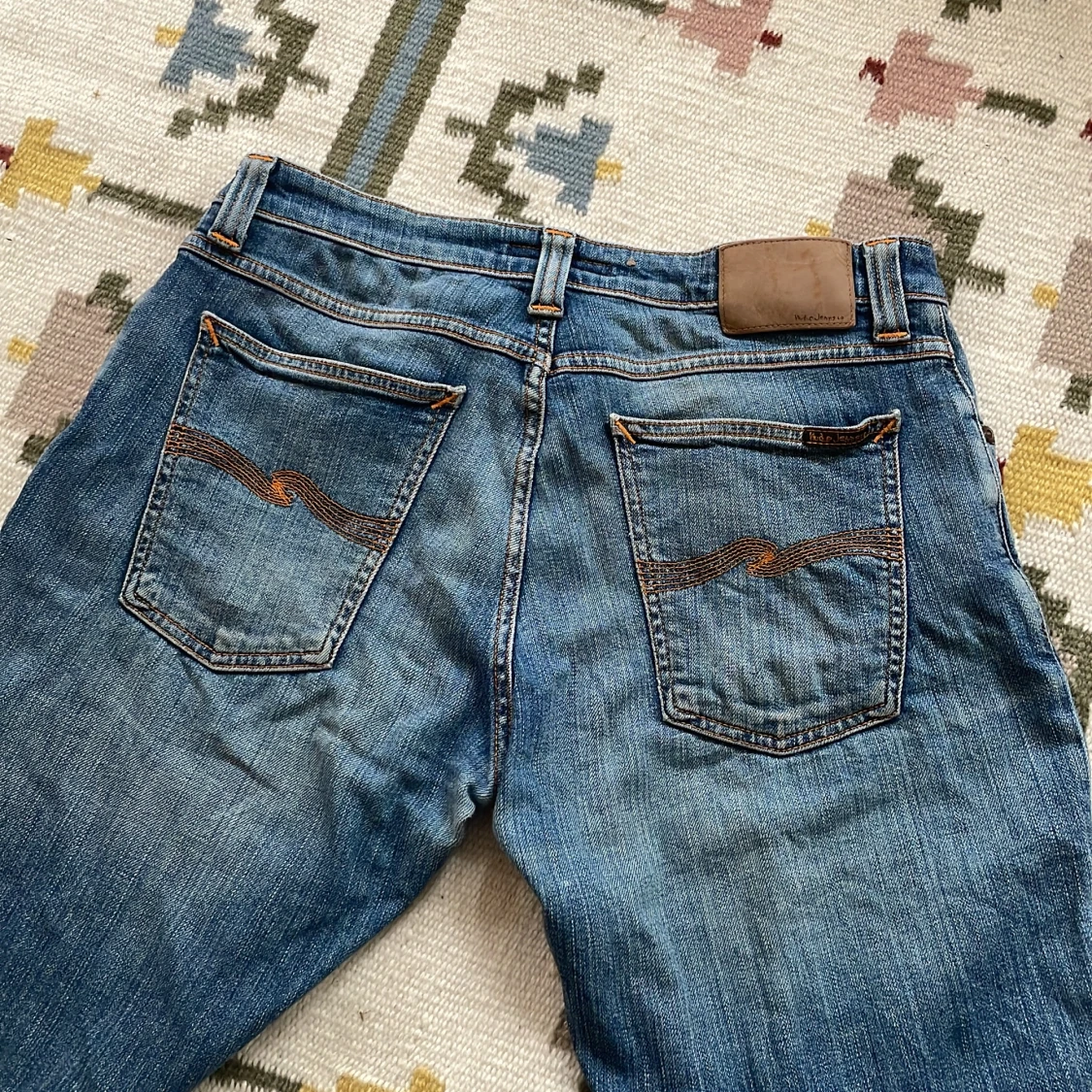 Blå Nudie Jeans - 1