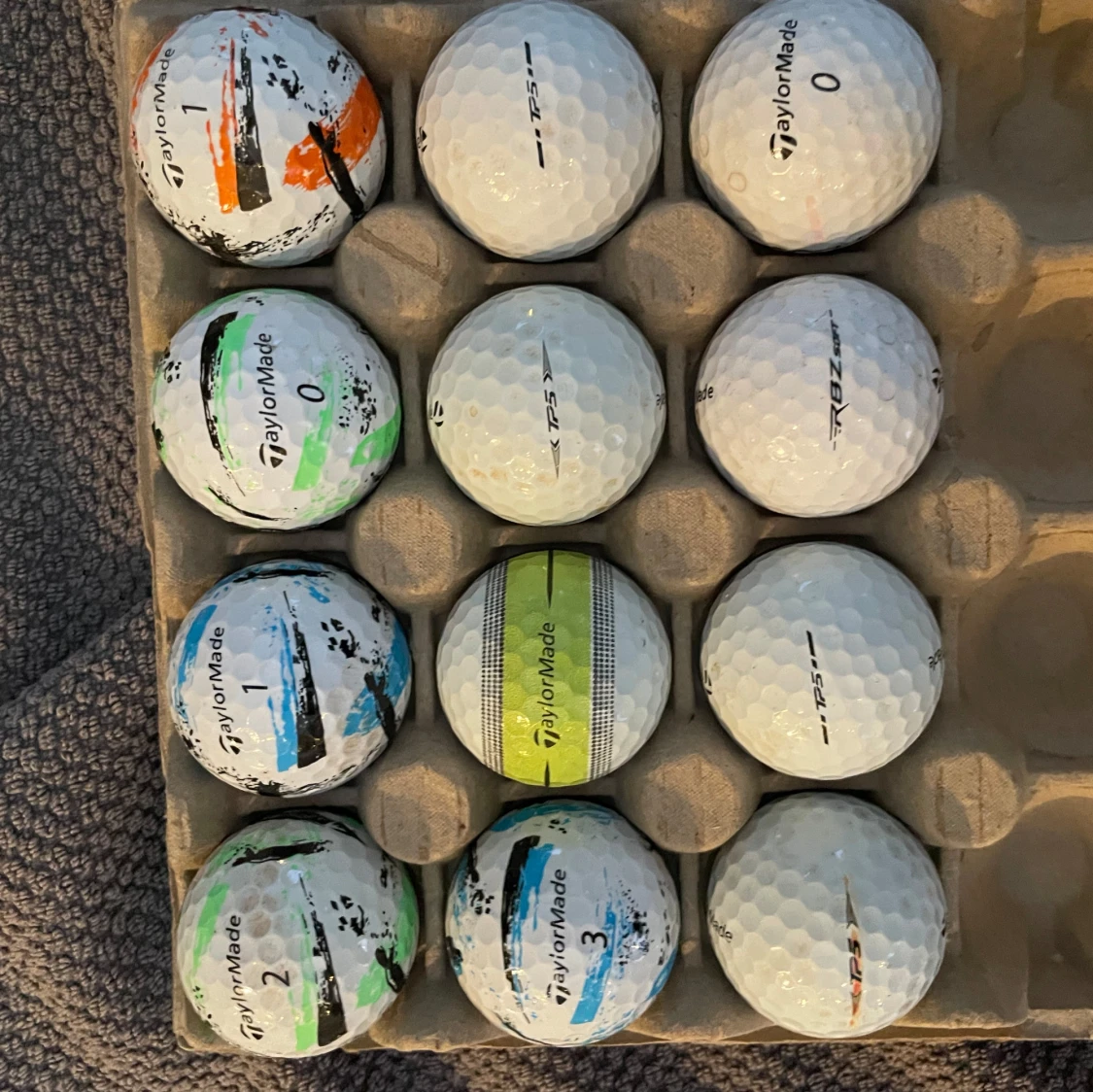 TaylorMade golfbollar 12 pack