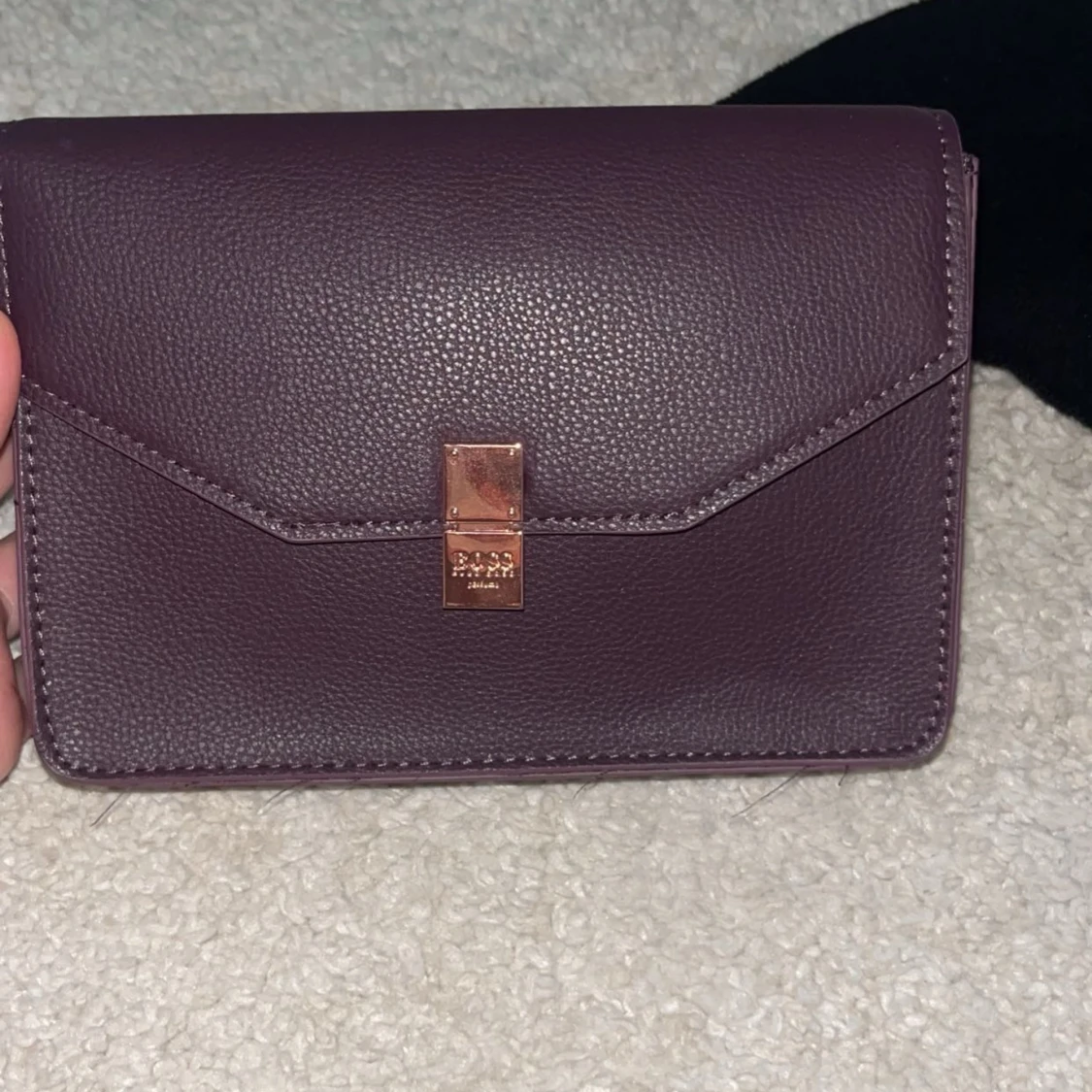 Lila handväska från hugo boss - 3