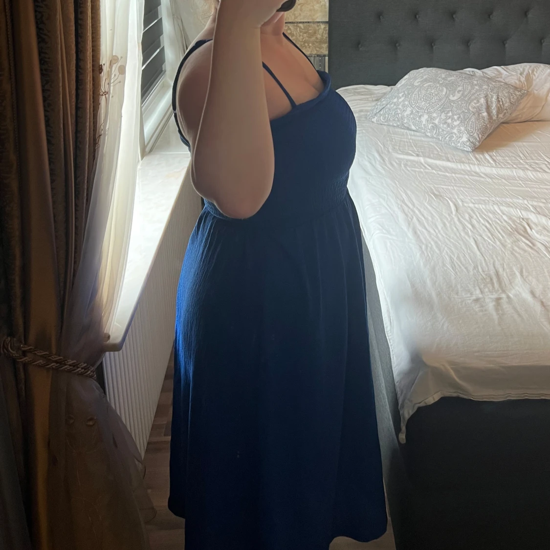 Marinblå  klänning - 2