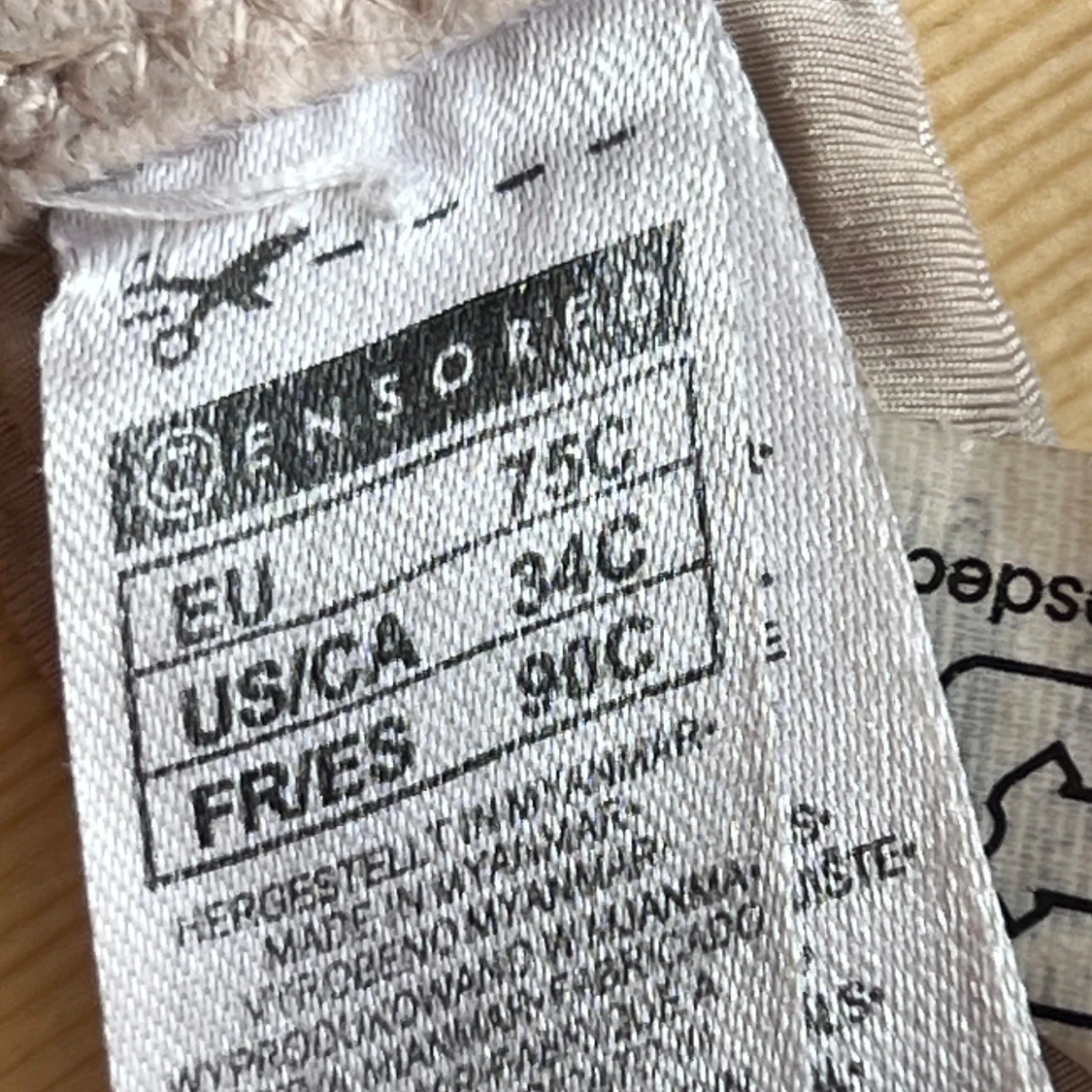 Beige korsett-bh från Censored 75C - 1