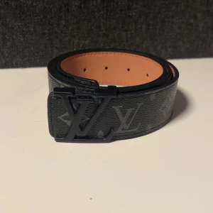 Bälte - Svart lvbälte med svart buckle 
