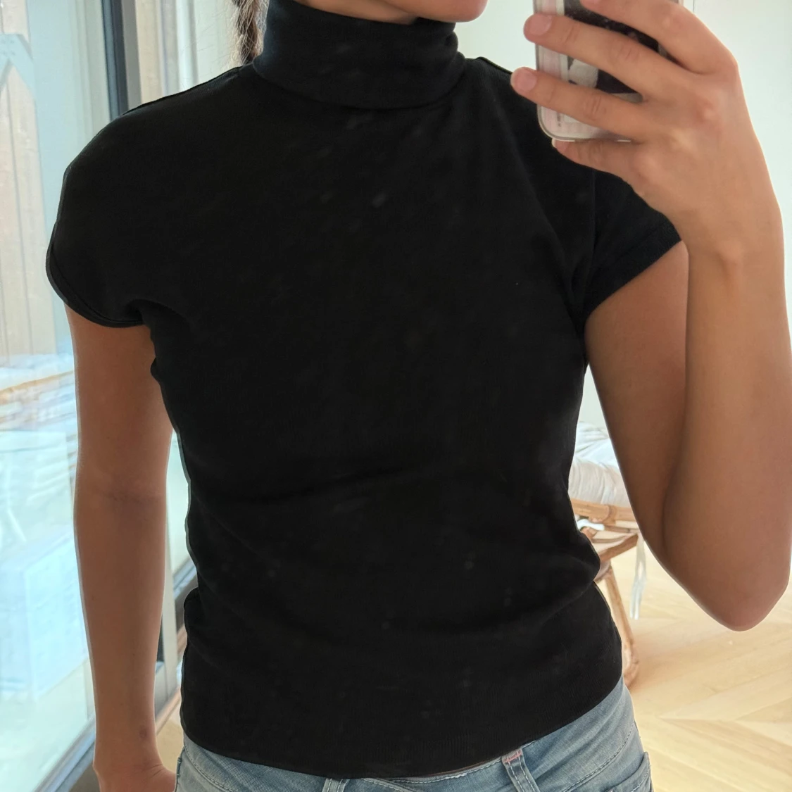 Svart polotopp från Zara