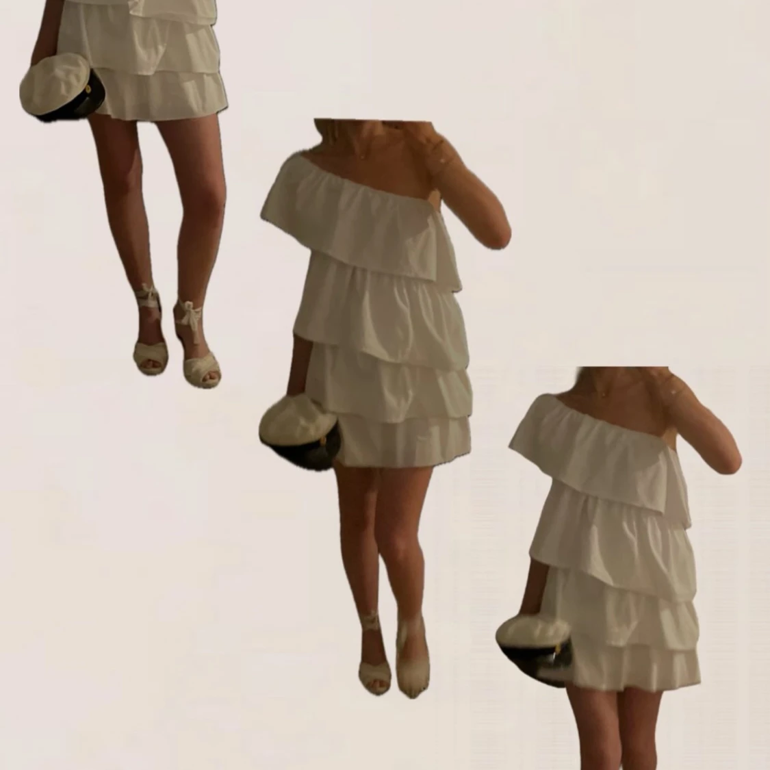 Säljer en vitvolangklänning 🤍 - 2