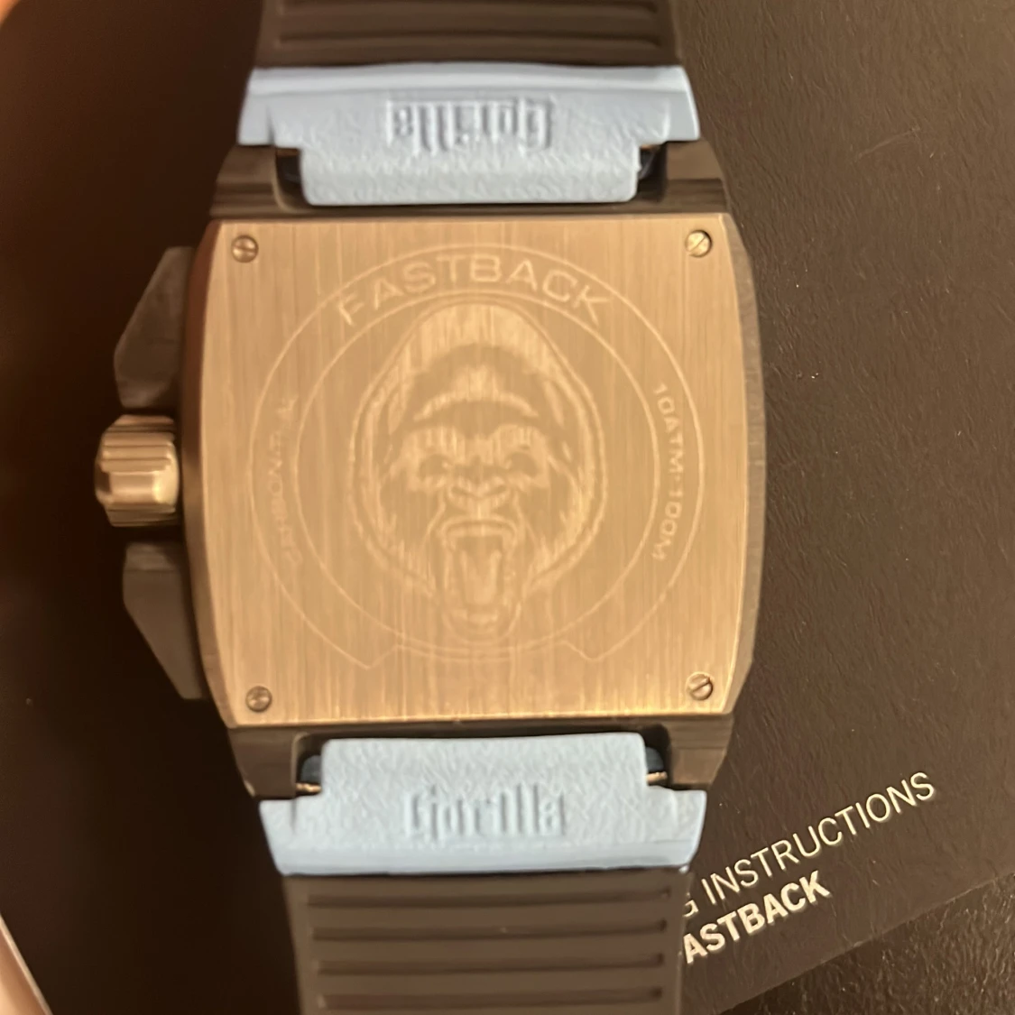 Gorilla Fastback klocka med blått armband - 1