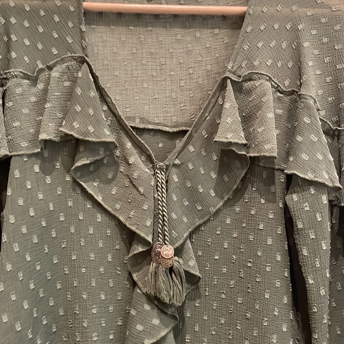 Grön tunn blus från Zara - 1