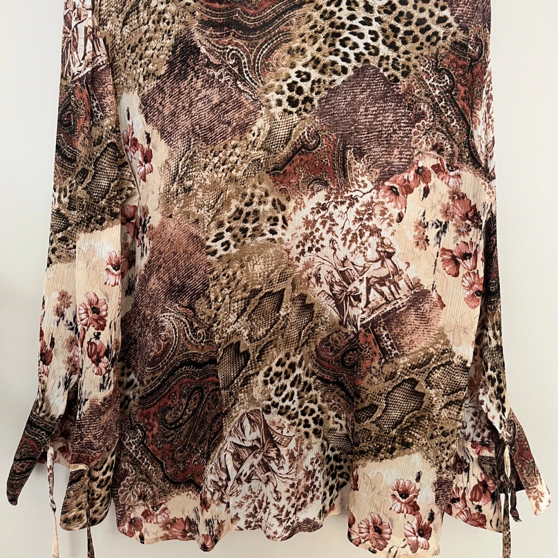 Mönstrad blus från My Way FER - 1