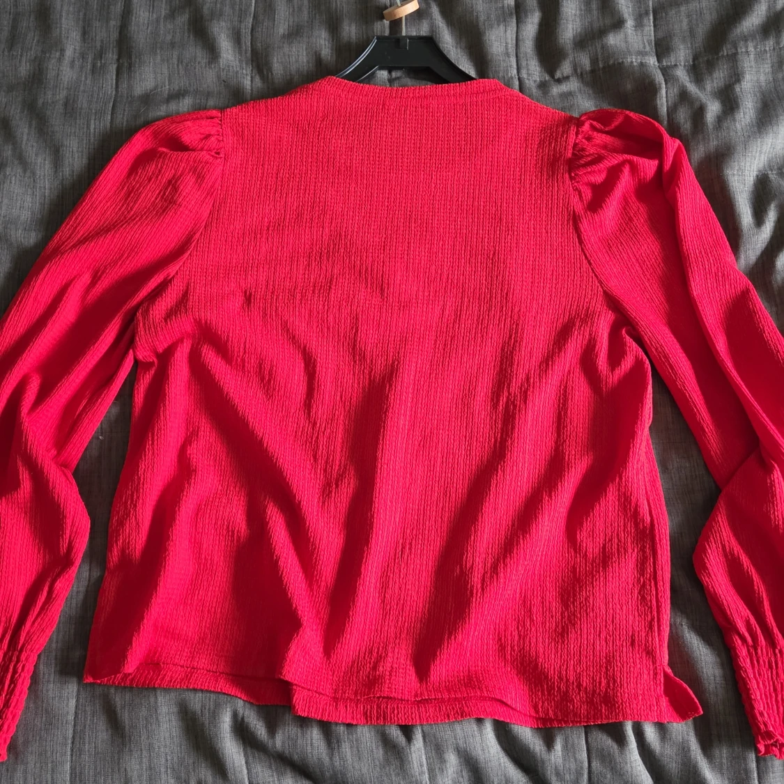 Röd långärmad topp från Cubus - 1