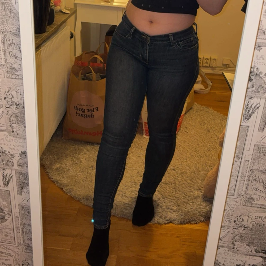 Levi's 710 Super Skinny jeans blå