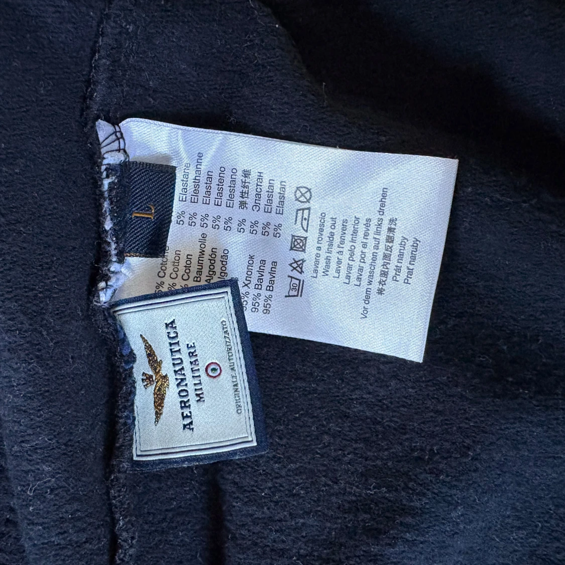 Svart jacka från Aeronautica Militare med broderad logga - 4
