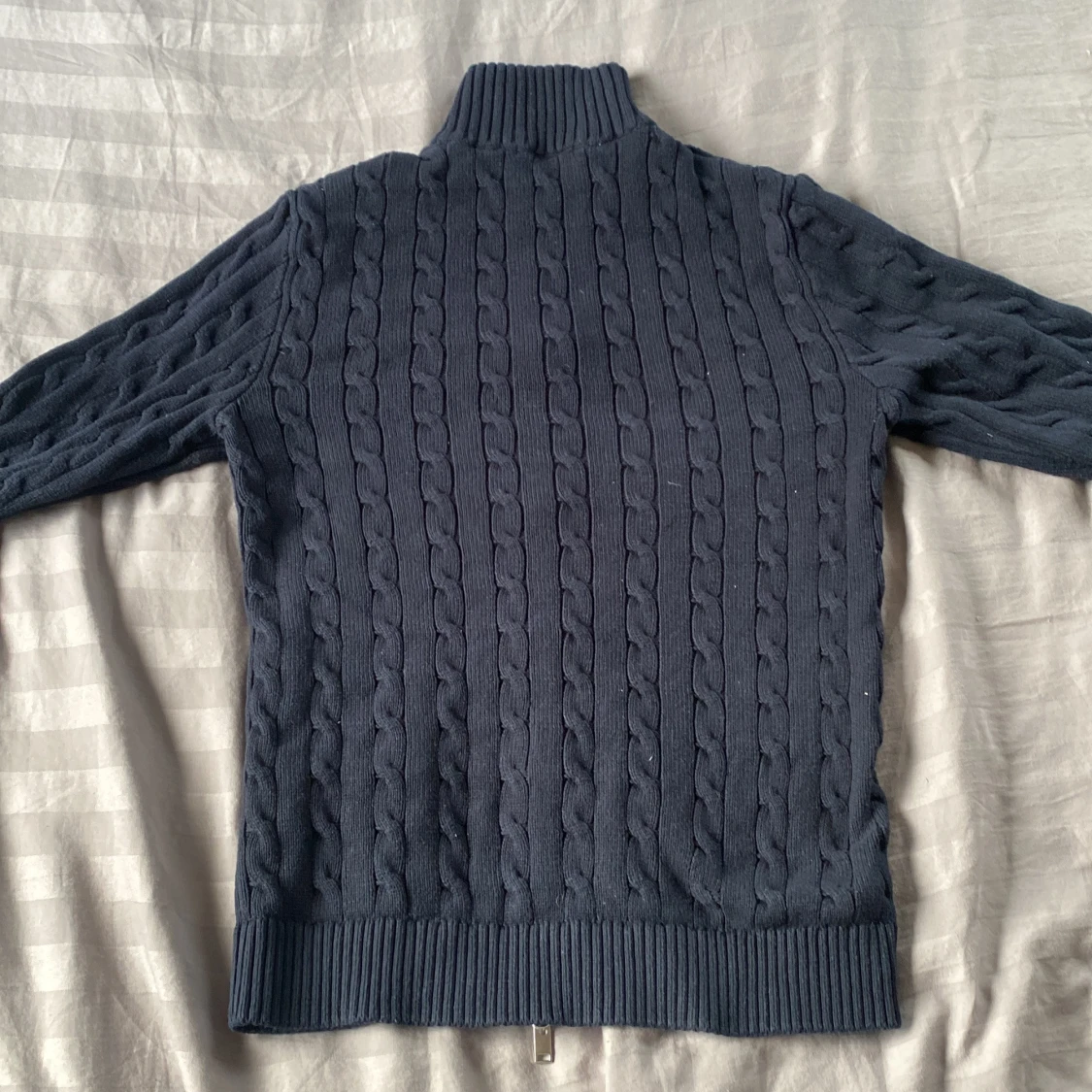 Mörkblå stickad kofta från Selected Homme - 2