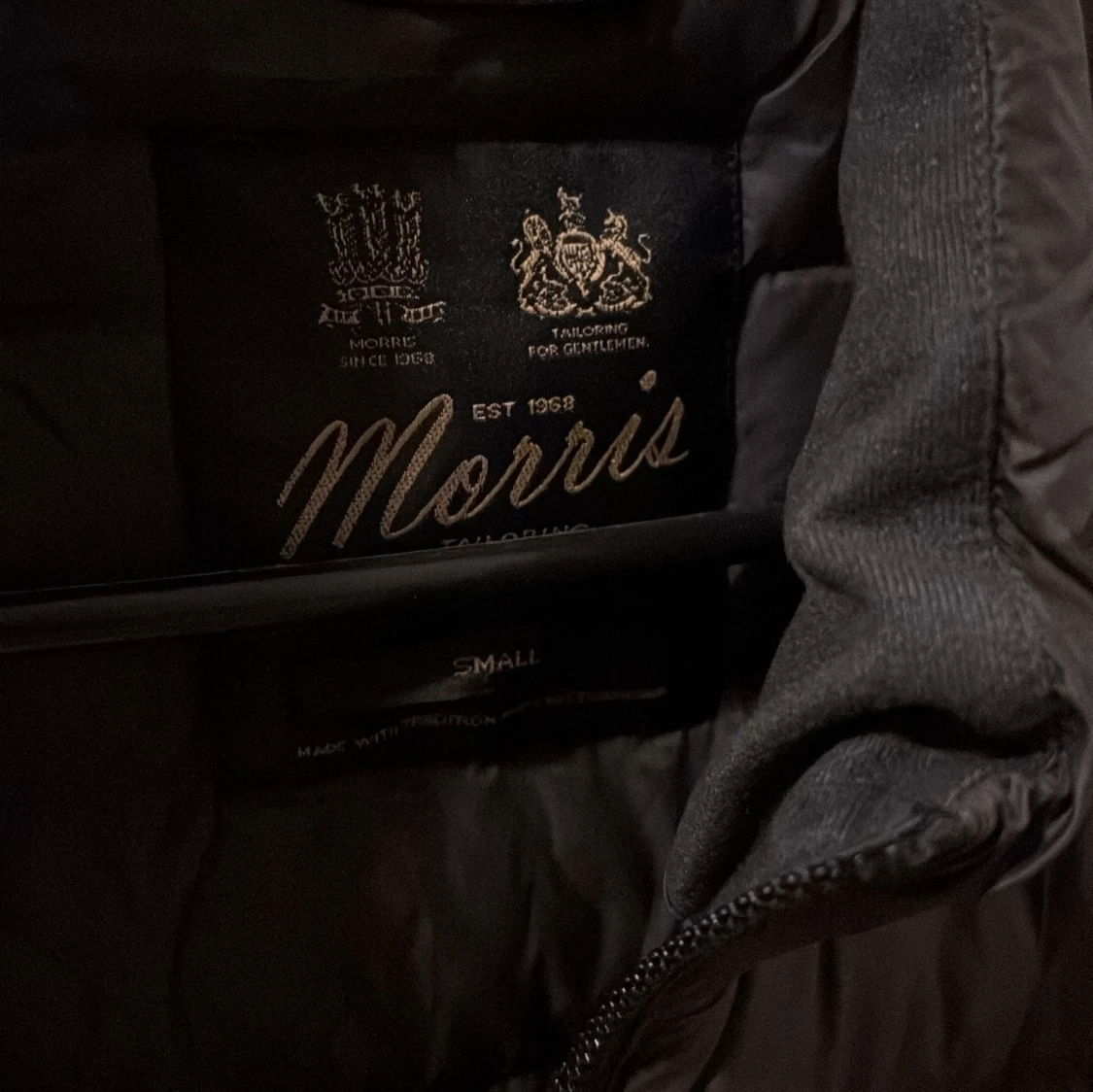 Mörkgrön pufferjacka från Morris. - 1