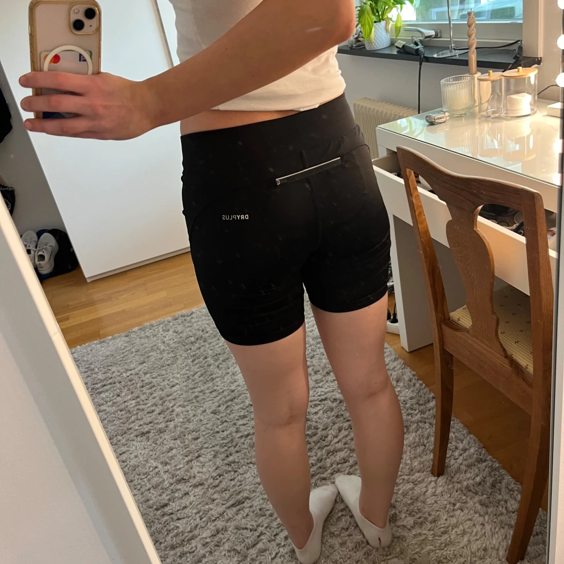 Svarta träningstights shorts från DryPlus - 1