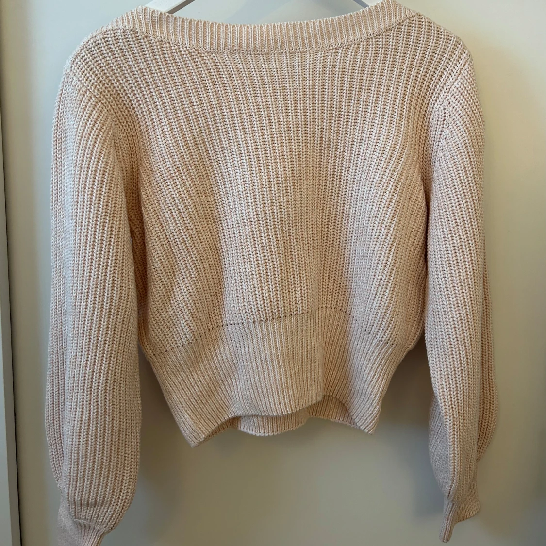 Ljusrosa stickad tröja - 3