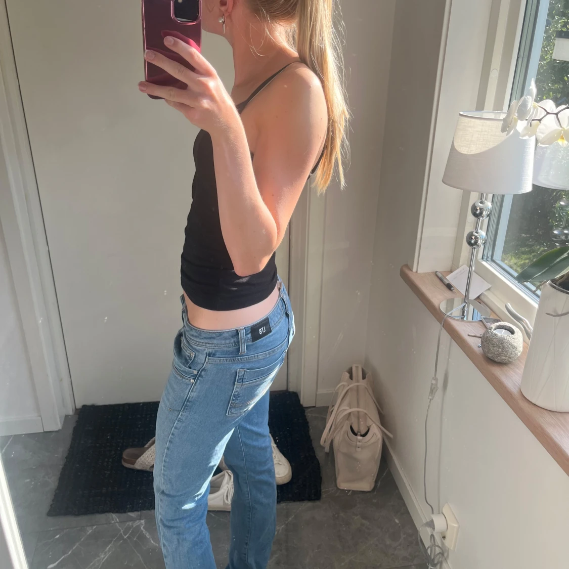 Lågmidjade ljusblå jeans från LTB - 2