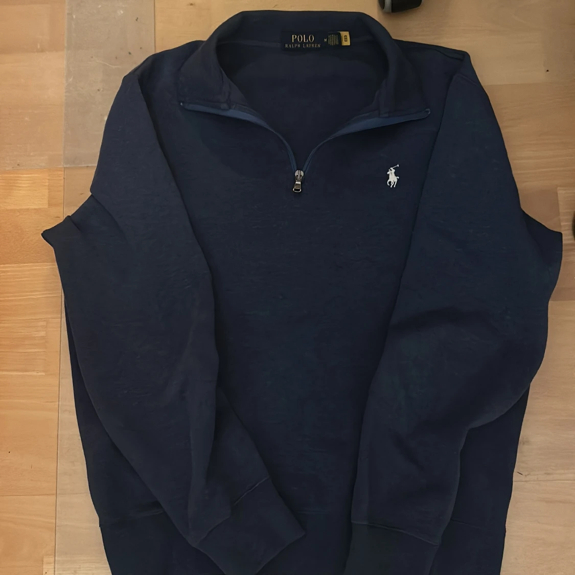 Marinblå half zip tröja Polo Ralph Lauren