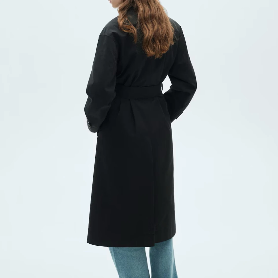 Svart trenchcoat från Mango - 1