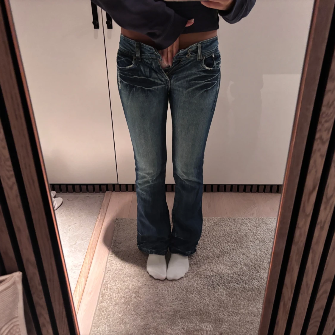 super najs lowwaist bootcut jeans  - 1