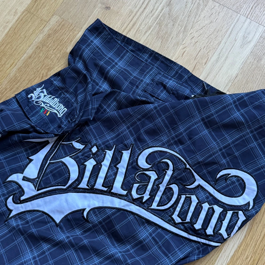 Billabong Blå Rutiga Board Shorts - 2