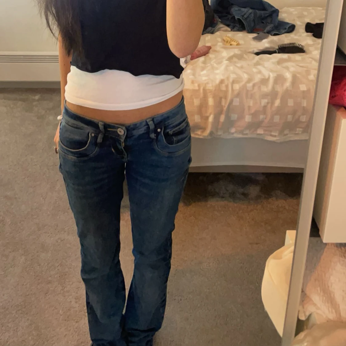 LTB bootcut jeans blå låg midja - 2