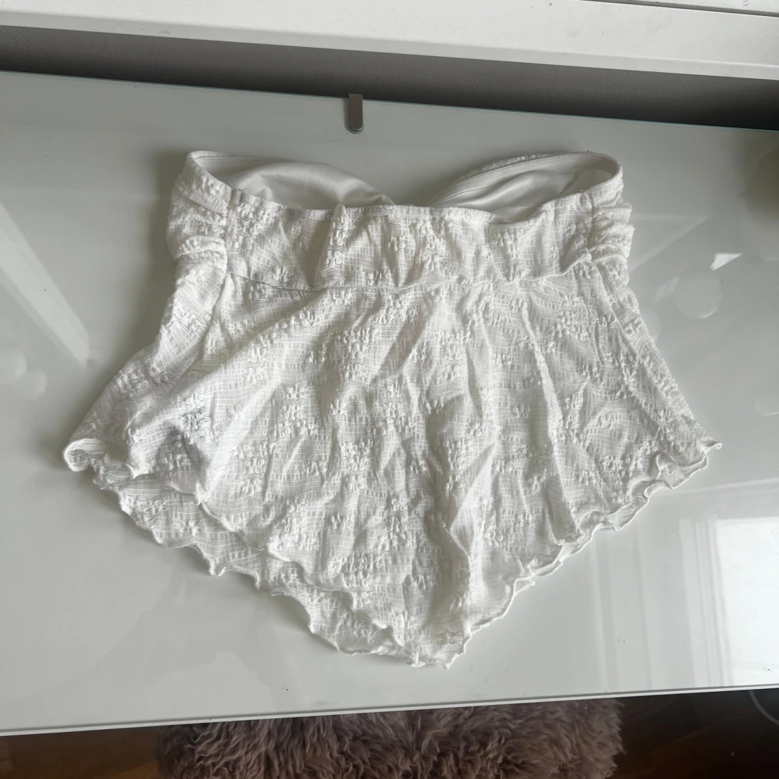 Vit cider tubtopp med knyt - 2