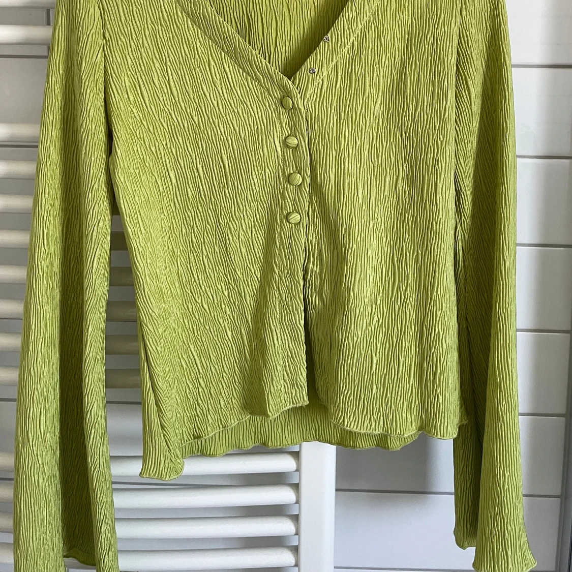 Grön crinkle kofta  - 1