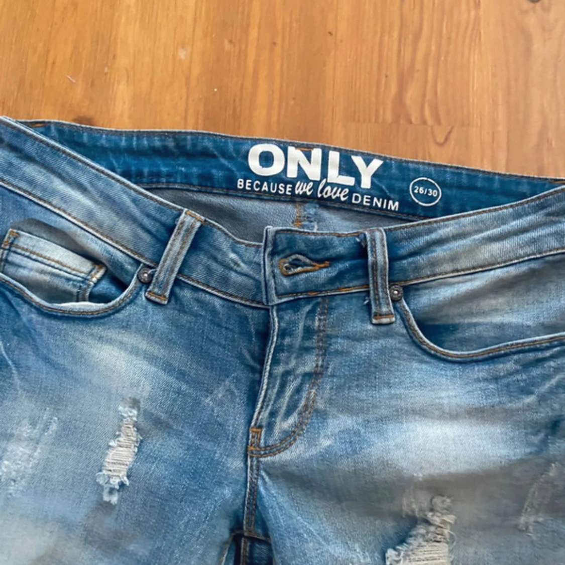 Blå bootcut jeans från ONLY - 2