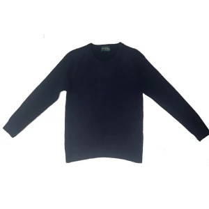 Alan Paine 100% Lammull  - Säljer en blå Lammullströja från Alan Paine. Tröjan har en klassisk design med rund hals och långa ärmar. Nästan helt ny, storlek: S, passar xs också. Nypris: 1700kr+, Material: 100% Lammull 