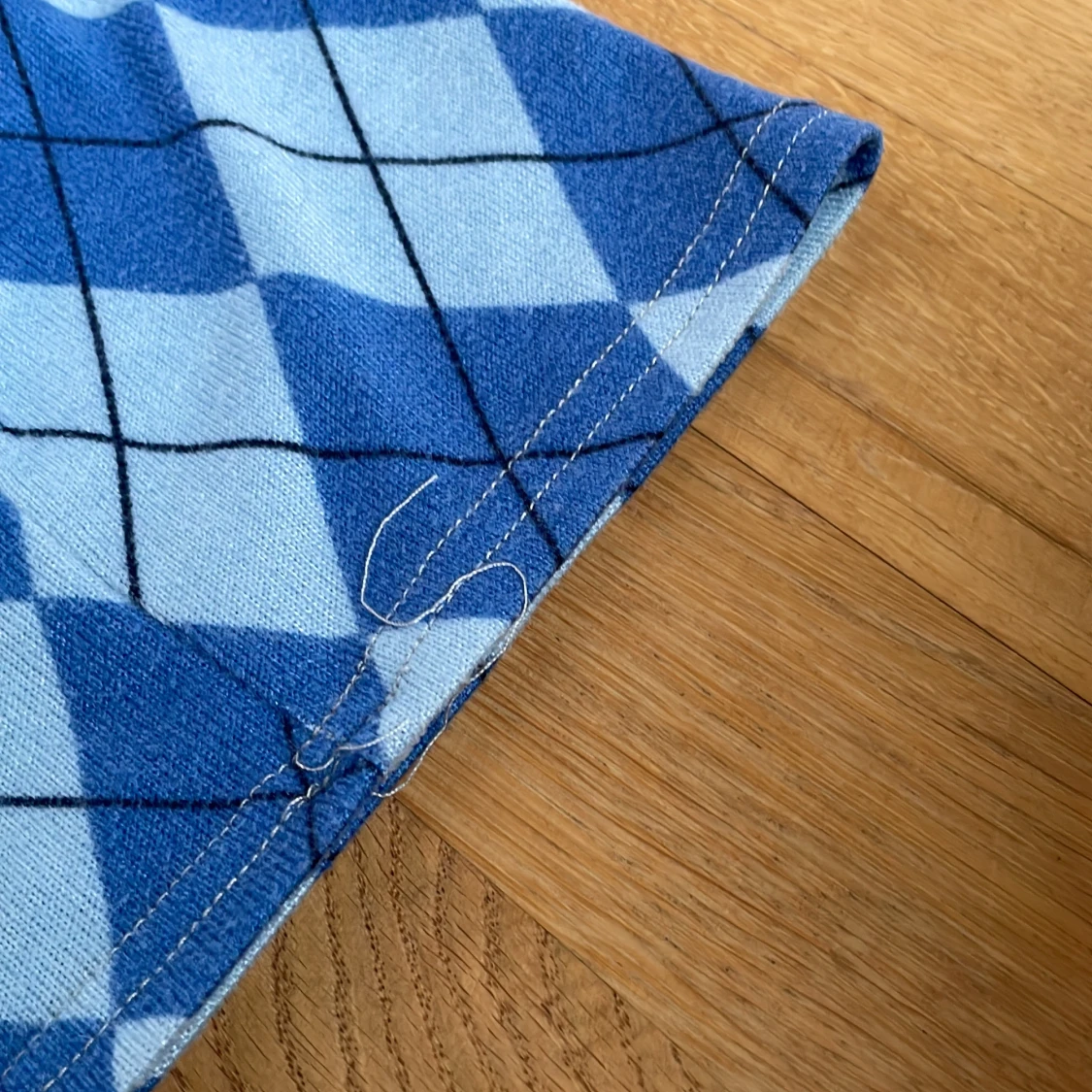 Blå rutig kjol från Shein - 3