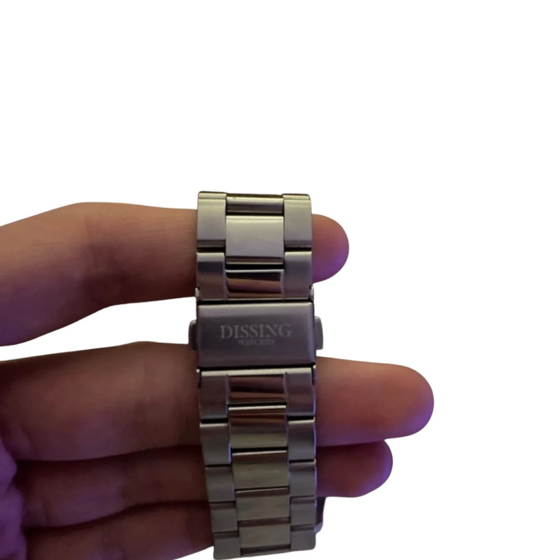 Silverfärgad klocka från Dissing *KNAPPT ANVÄND* - 2