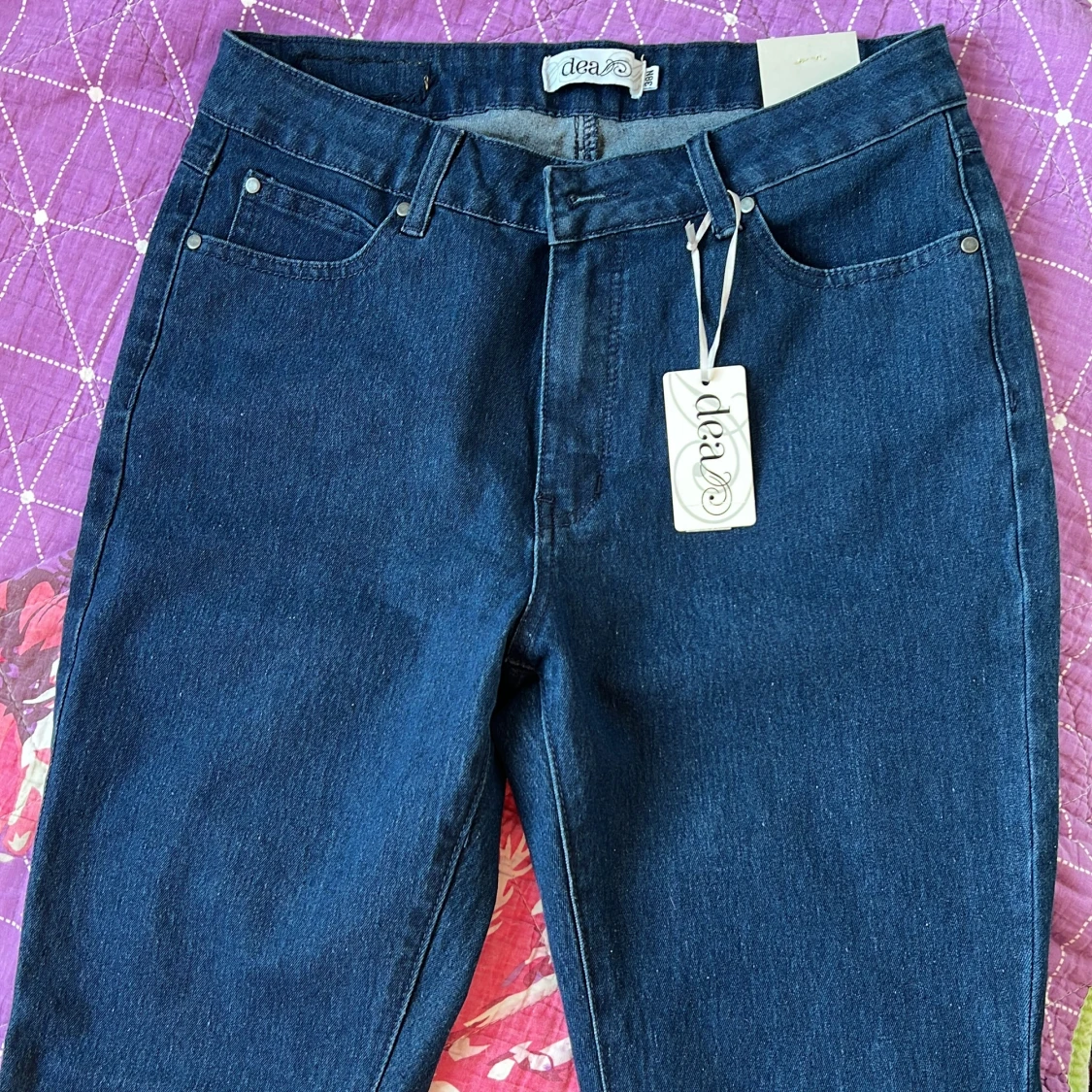 Mörkblå jeans från Dea Axelssons, stl 38