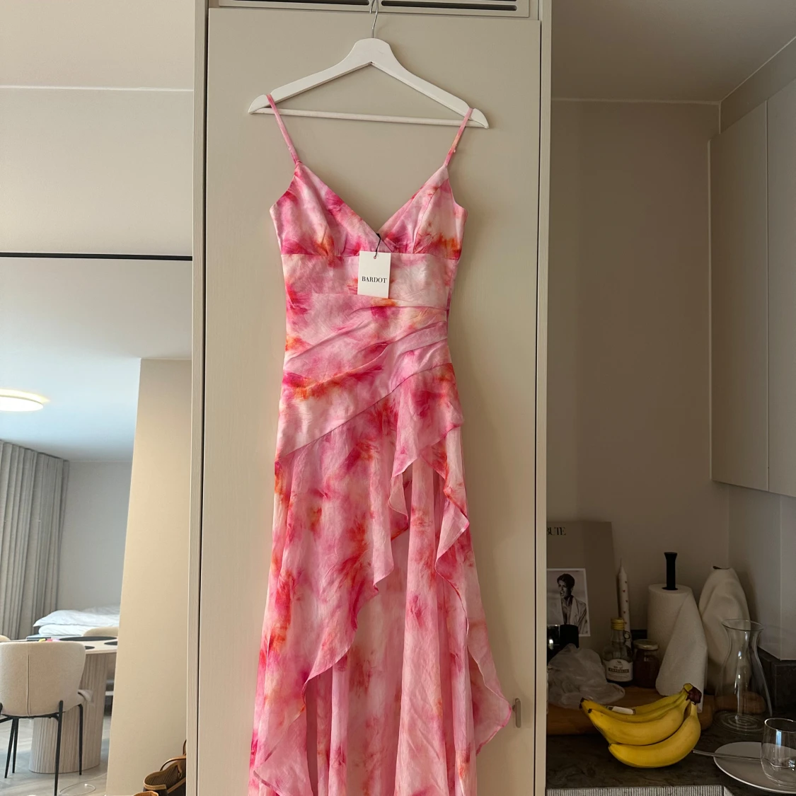 Rosa långklänning från Bardot - 1