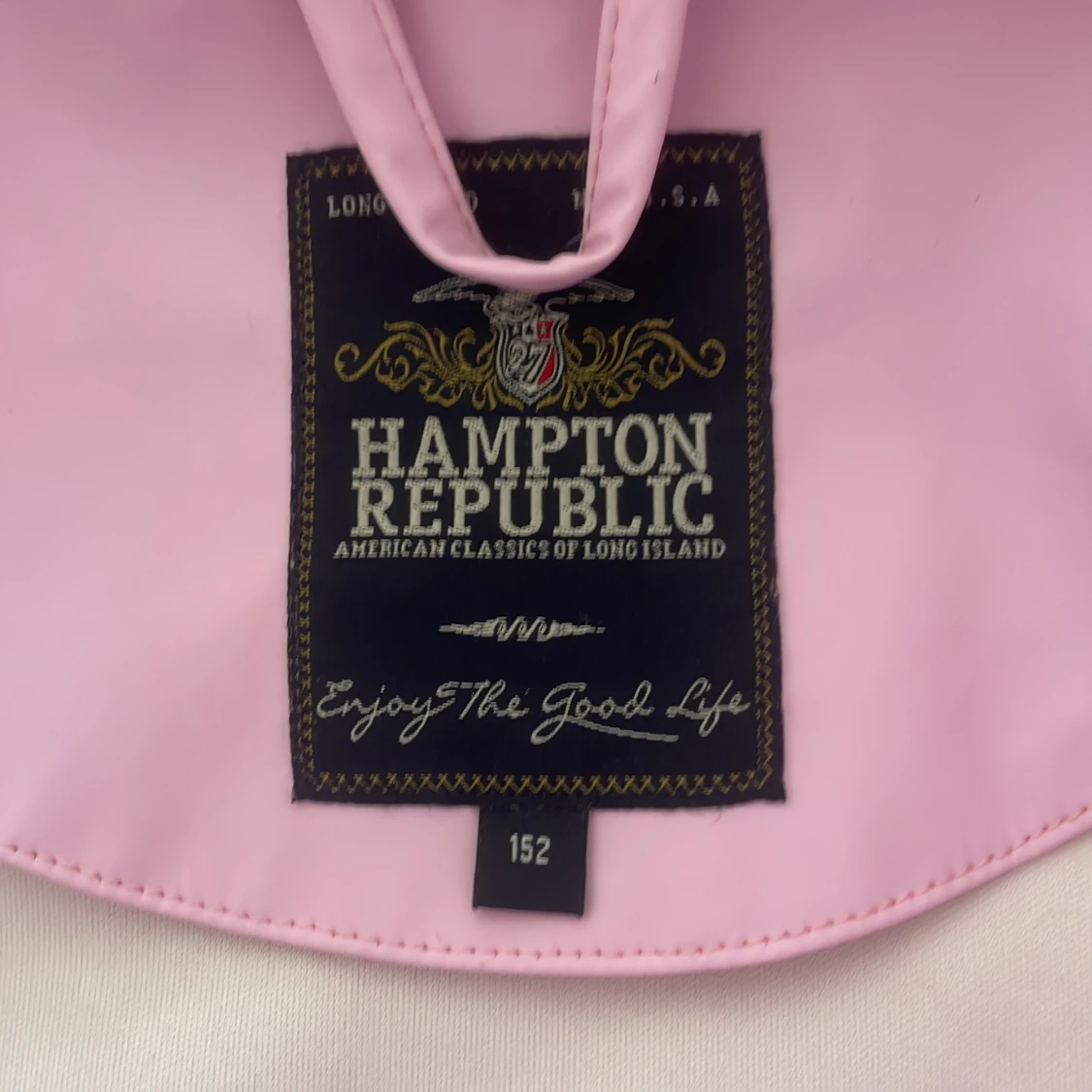 Ljusrosa regnjacka Hampton Republic - 1