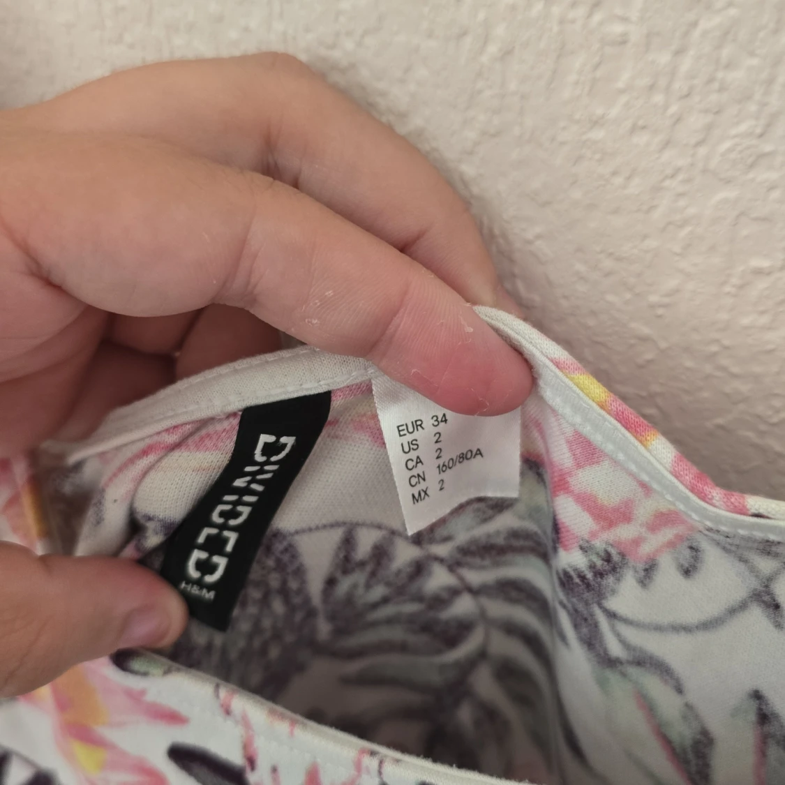 Blommig kortklänning från Divided H&M - 2