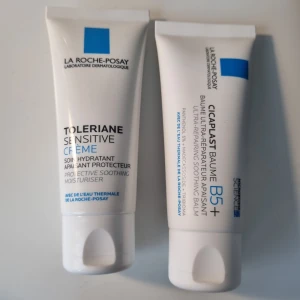 La roche posay - Säljer dessa krämer som tyvärr inte passade min hy. Har använts ett fåtal gånger, det finns mycket produkt kvar! 100 kr/styck