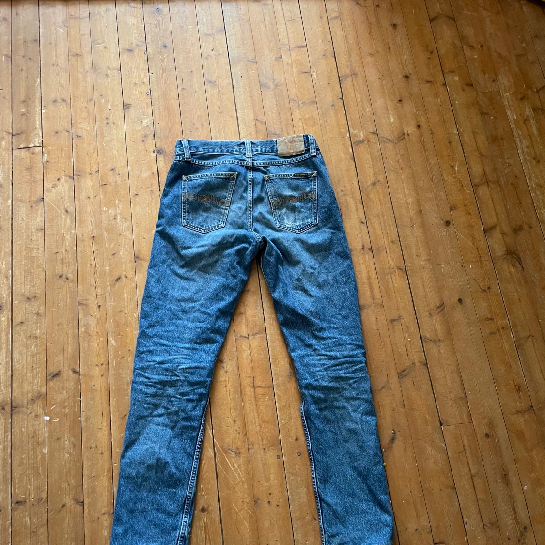 Blåa Nudie jeans - 1