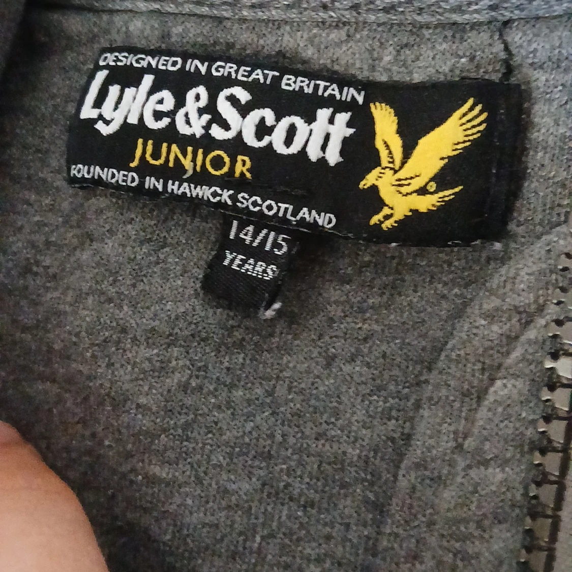 Grå hoodie från Lyle & Scott Junior - 2