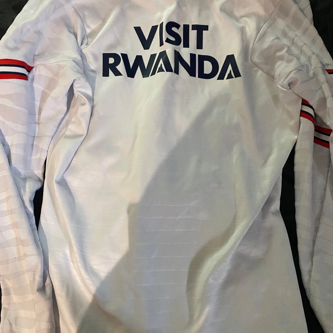 Vit långärmad PSG fotbollströja Jordan - 1