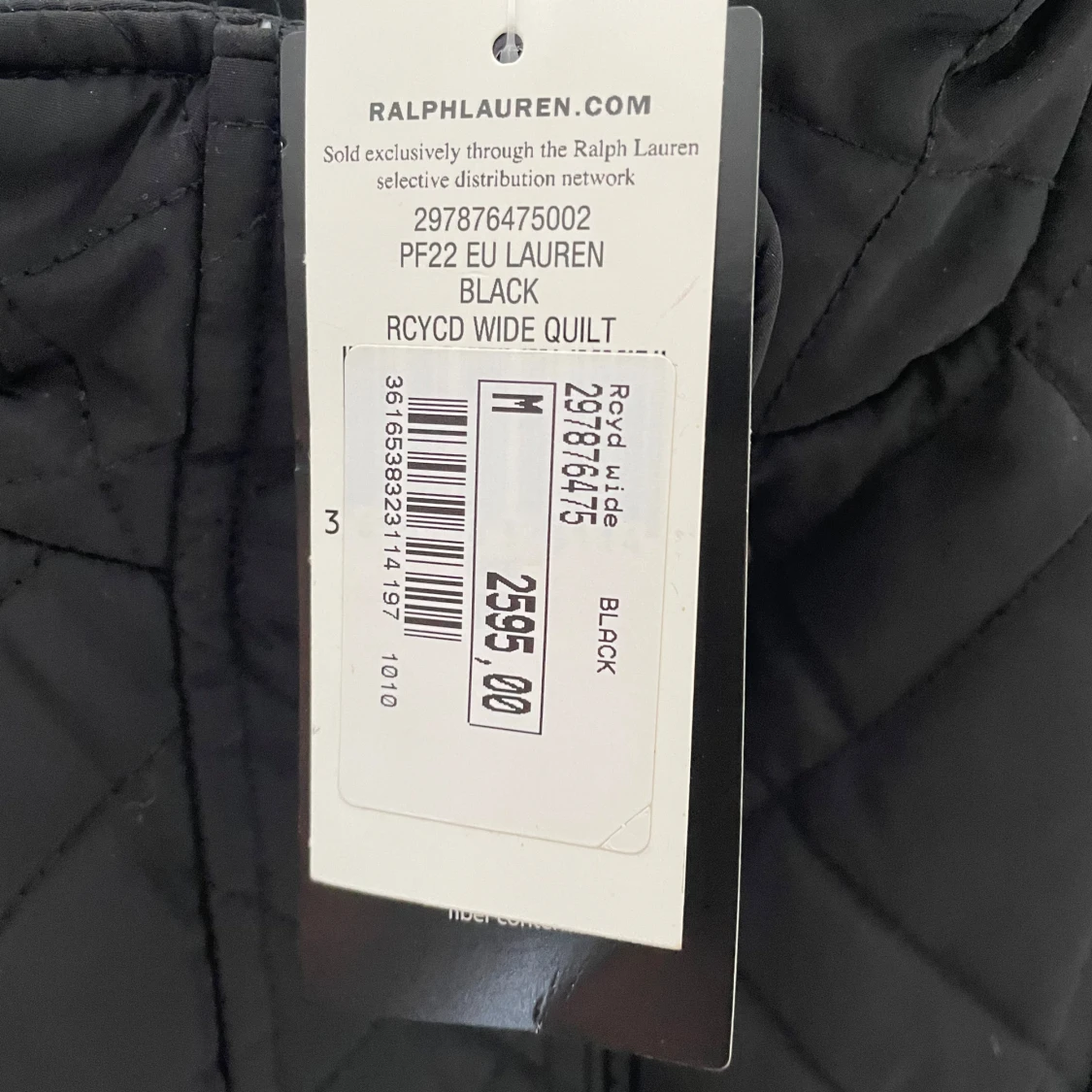 Svart quiltad jacka från Ralph Lauren - 2