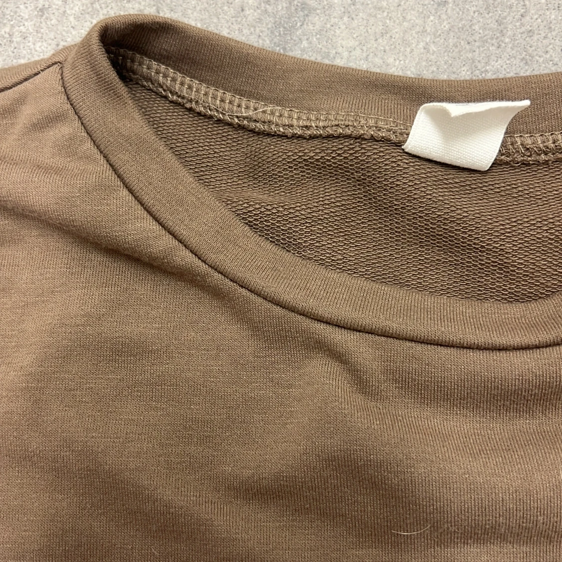 Brun långärmad tröja New York Shein - 3