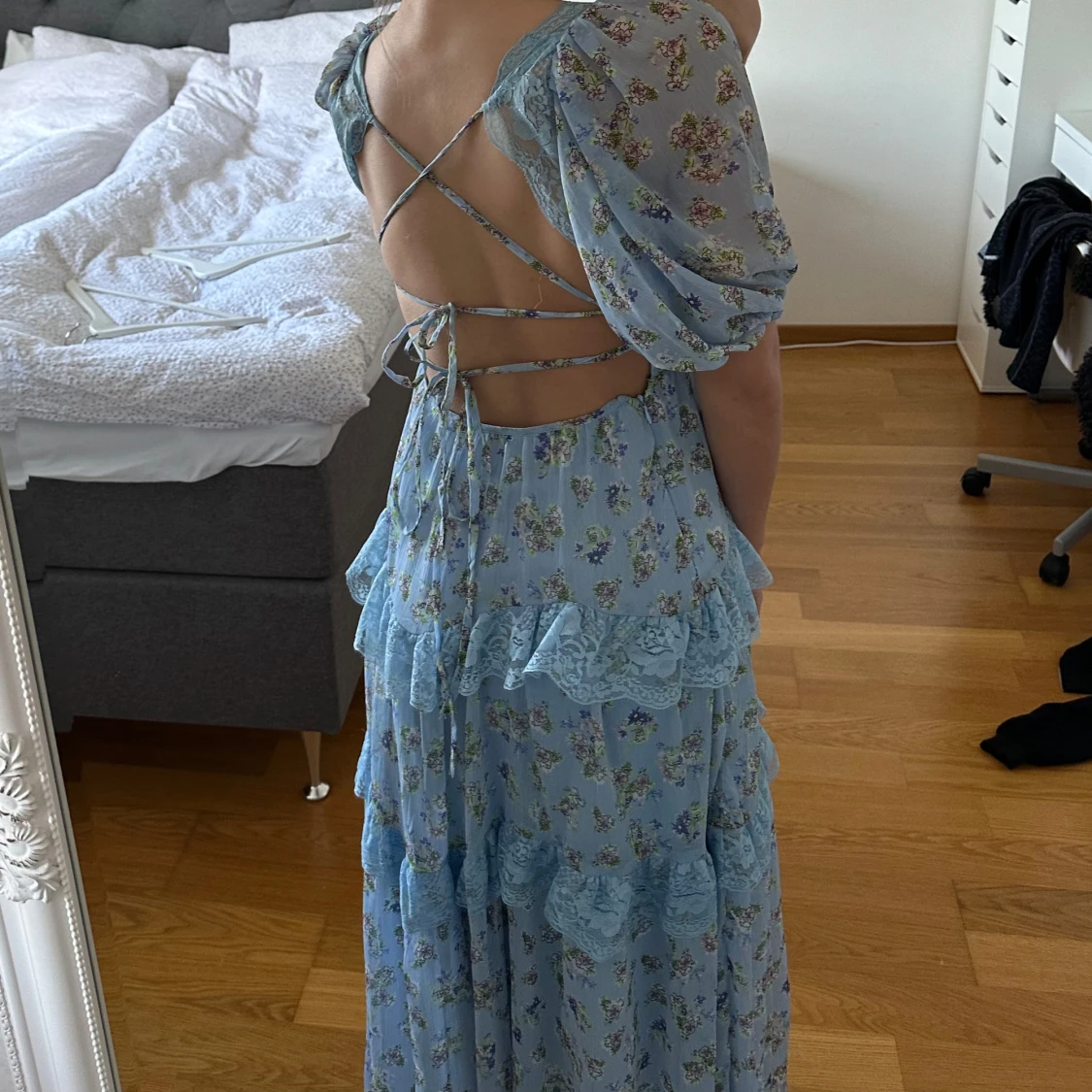 Blommig långklänning från ASOS