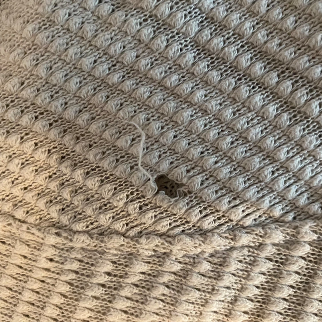 Beige ribbad skjorta från Weekday - 2