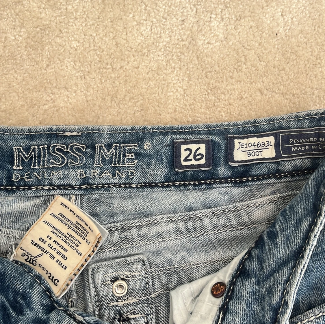 Blå jeans från Miss Me - 4