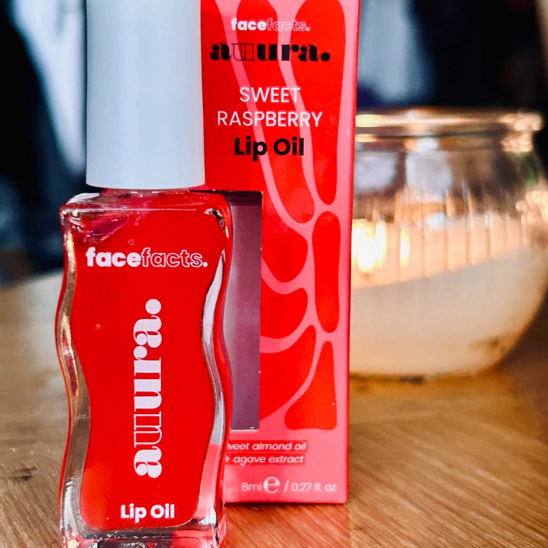 Auura lip oil ”Sweet Raspberry” från Face Facts! - 2