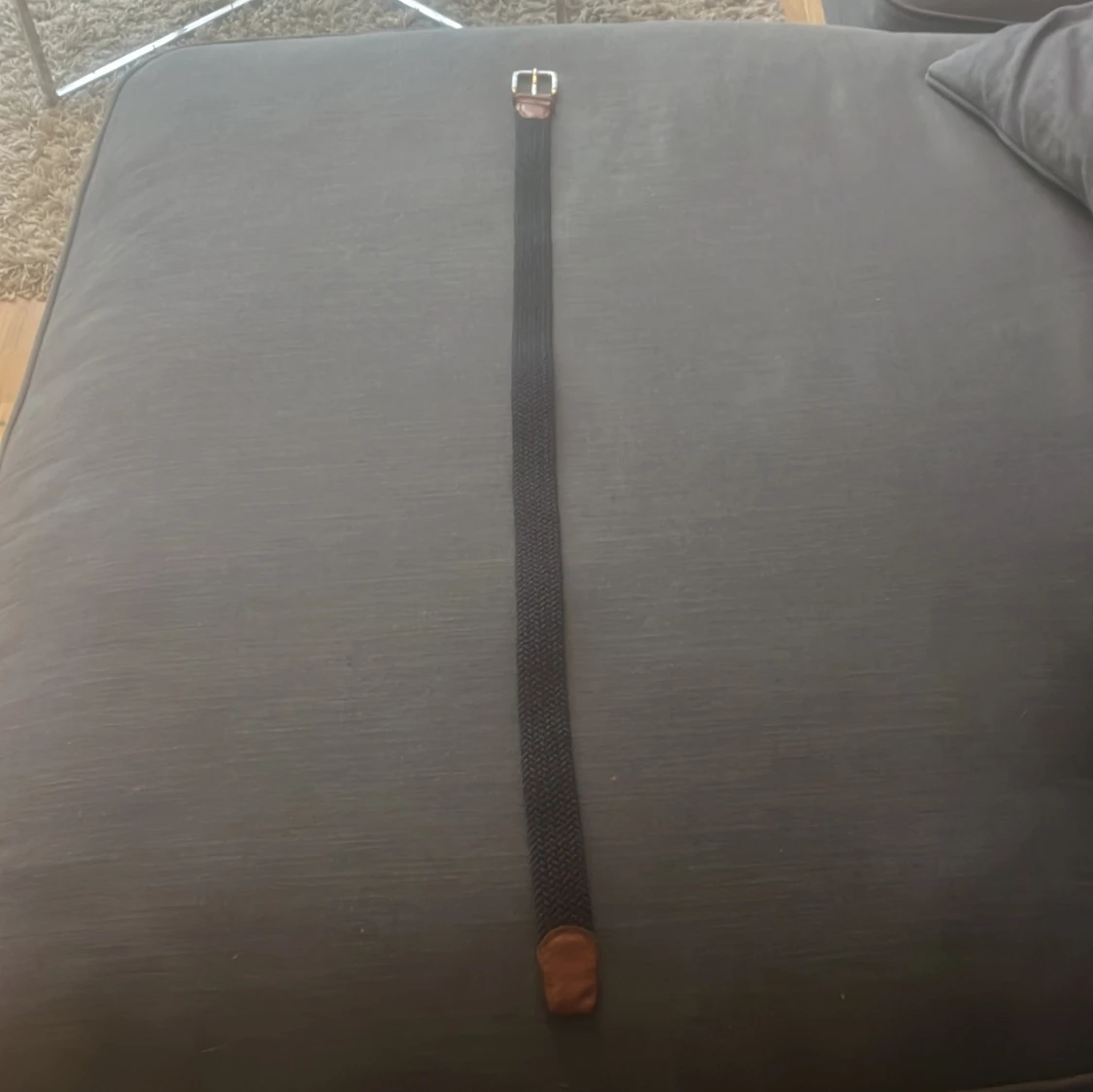 Mörkblå flätat bälte från Jack & Jones - 1