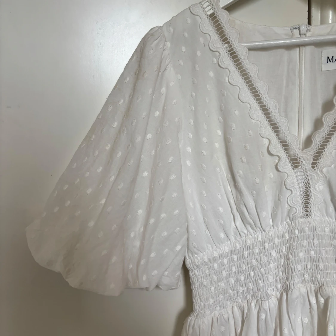 Vit kortklänning från Malina - 2