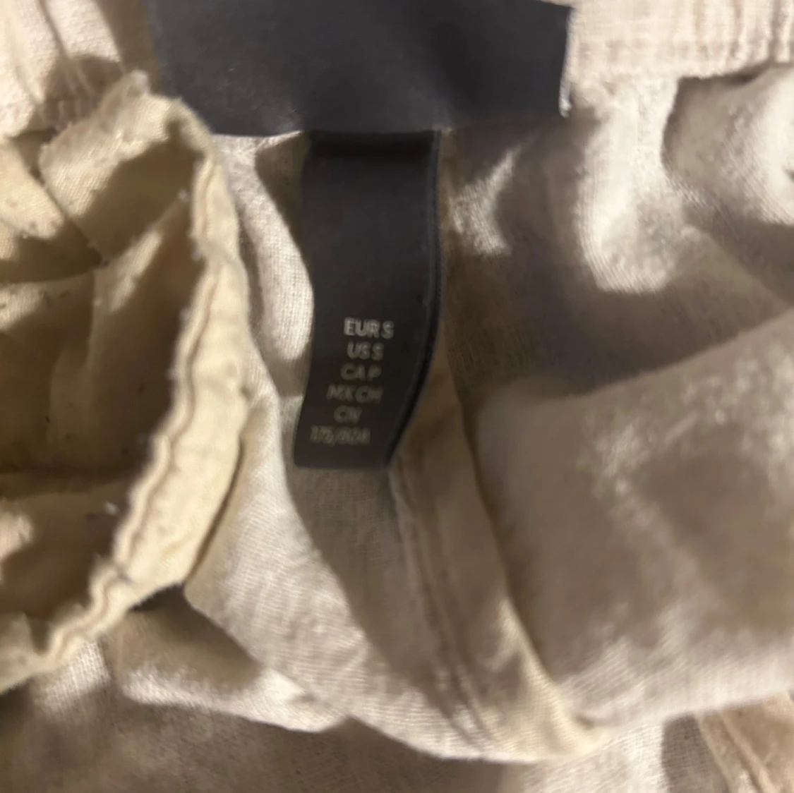 Beige linnebyxor - 2