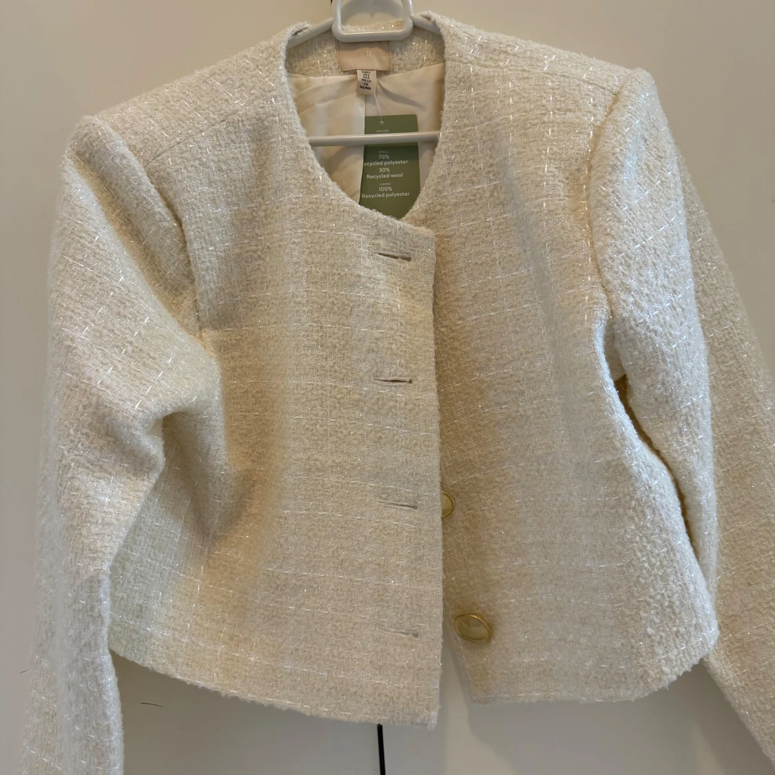 Vit kavaj från H&M - 3